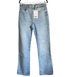 Frame Denim Le Jane Light Blue Straight Leg Jeans Size 28 NWT